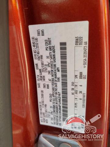 1FMCU9G94FUA62167 2015 FORD ESCAPE photo no. 12