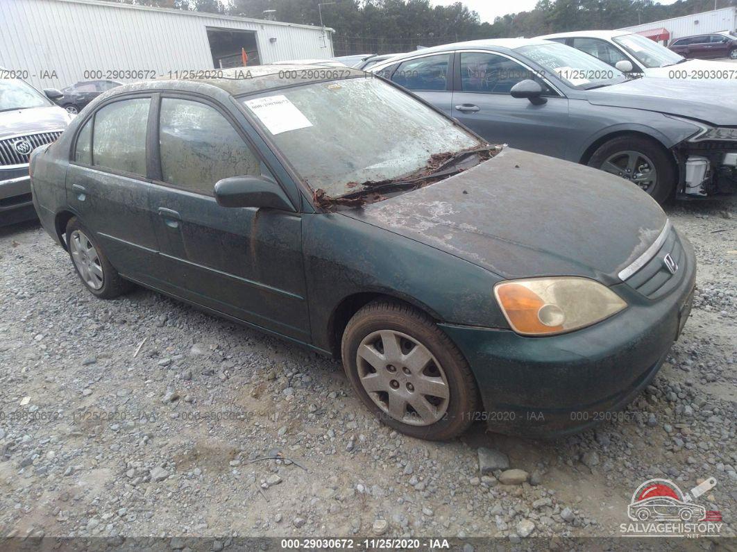 2HGES26781H613191 2001 HONDA CIVIC photo no. 12
