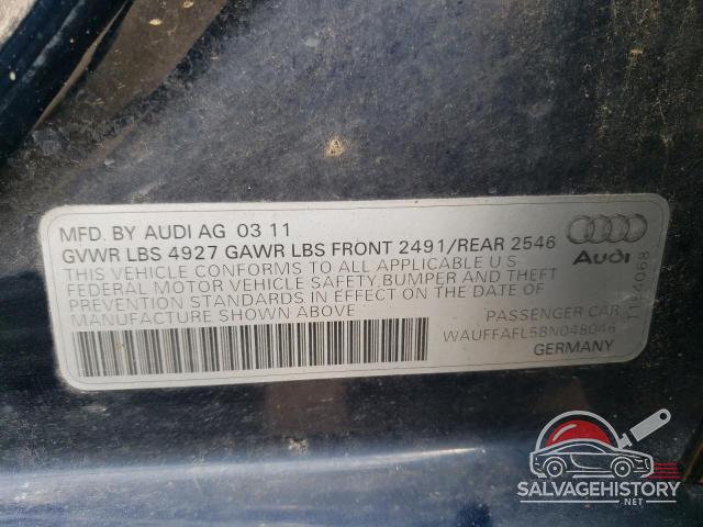 WAUFFAFL5BN048046 2011 AUDI A4 photo no. 12