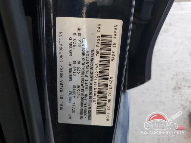 JM1BM1M76F1225746 2015 MAZDA 3 photo no. 12