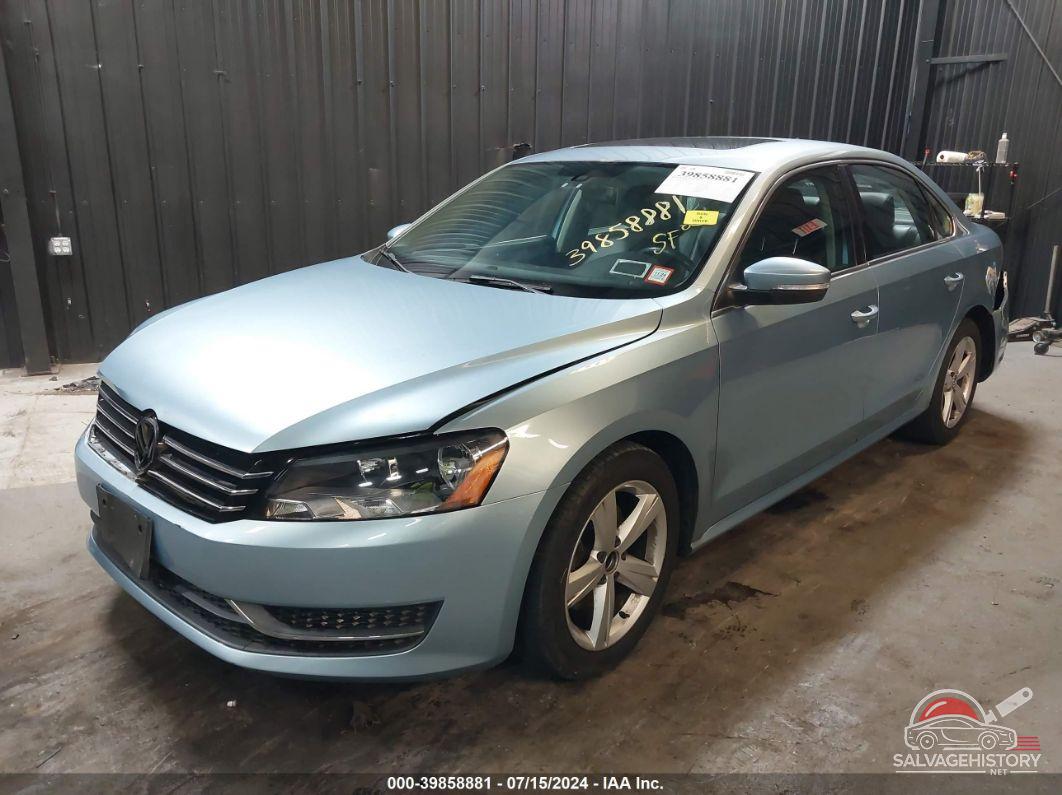 1VWBP7A31CC013474 2012 VOLKSWAGEN PASSAT photo no. 2