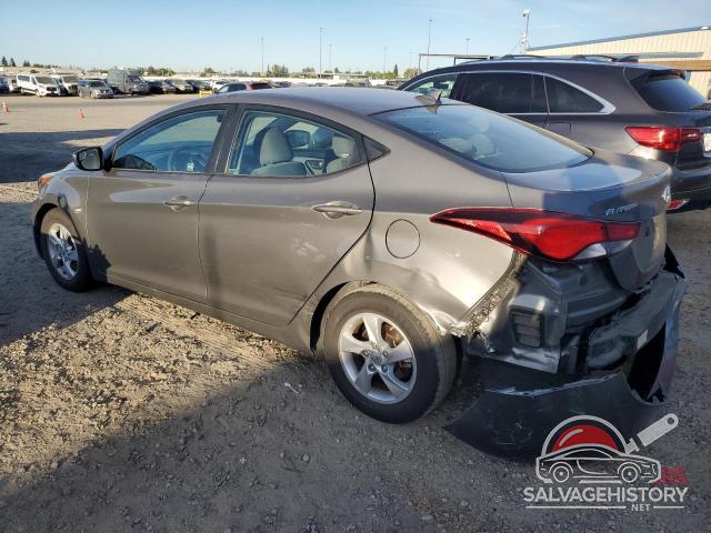 5NPDH4AE5EH511449 2014 HYUNDAI ELANTRA photo no. 2