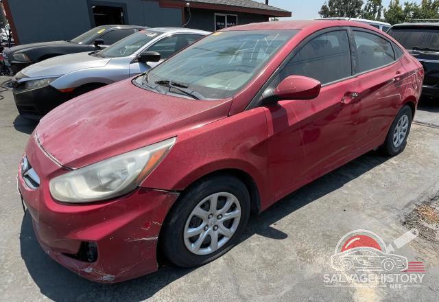 KMHCT4AEXDU356150 2013 HYUNDAI ACCENT photo no. 2