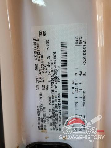 1FTEX1C83HKD34158 2017 FORD F-150 photo no. 12