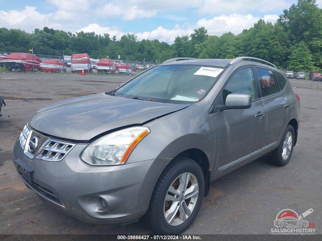 JN8AS5MV0CW351952 2012 NISSAN ROGUE photo no. 2