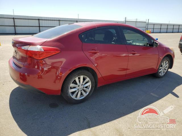 KNAFX4A62E5240027 2014 KIA FORTE photo no. 3