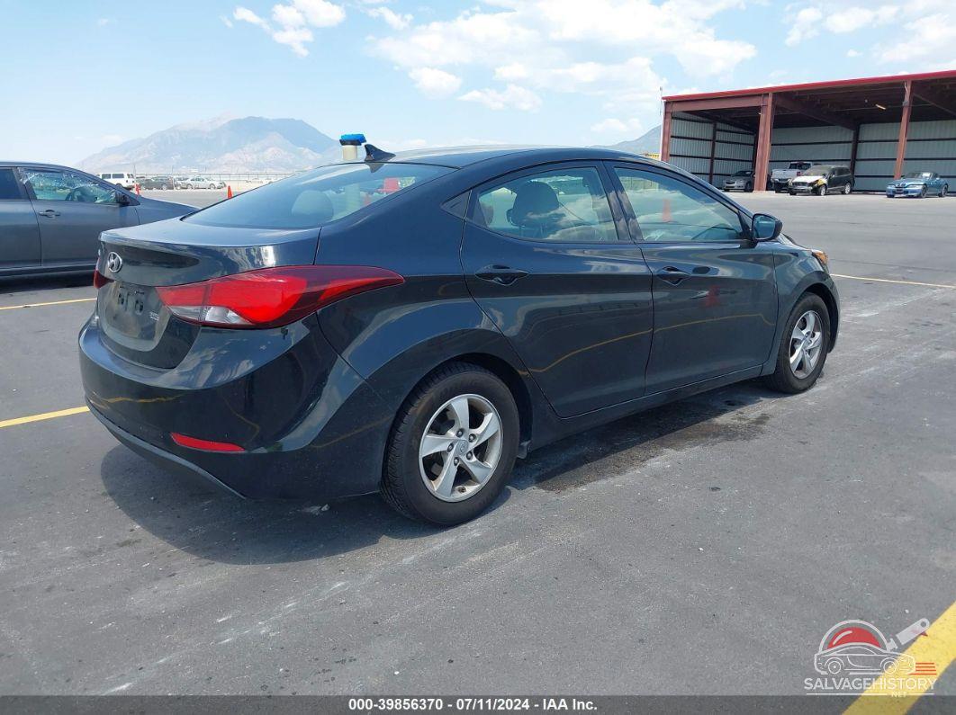5NPDH4AE3FH628061 2015 HYUNDAI ELANTRA photo no. 4