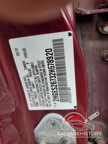 2HGES26732H578920 2002 HONDA CIVIC photo no. 12