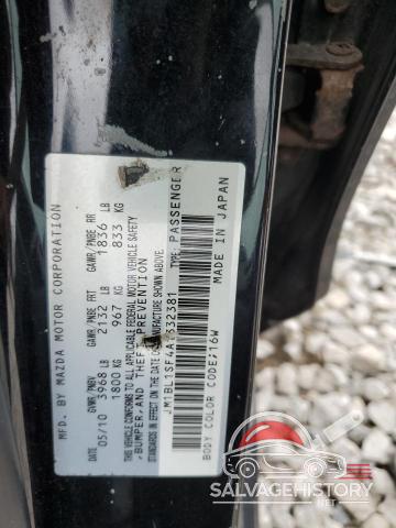 JM1BL1SF4A1332381 2010 MAZDA 3 photo no. 12
