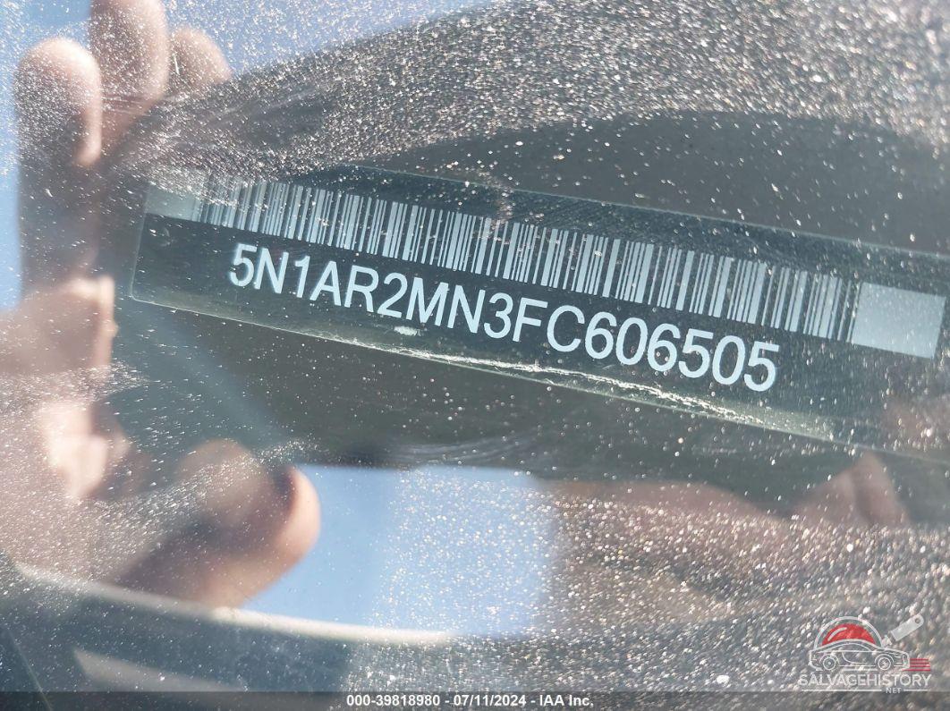 5N1AR2MN3FC606505 2015 NISSAN PATHFINDER photo no. 9