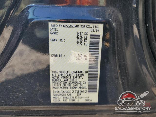1N4AL3APXGC278962 2016 NISSAN ALTIMA photo no. 12