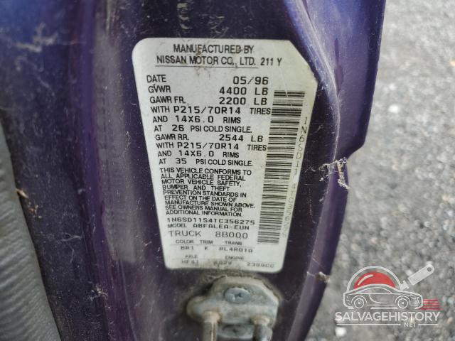1N6SD11S4TC356275 1996 NISSAN NAVARA photo no. 12