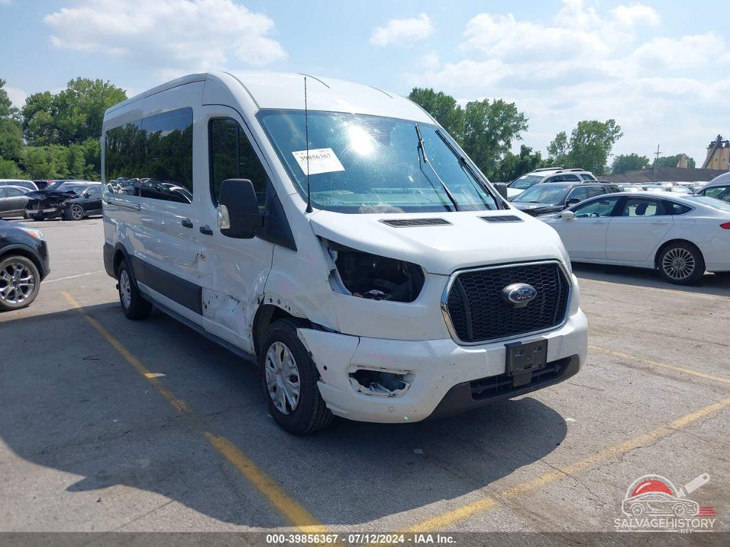 1FBAX2C80MKA13309 2021 FORD TRANSIT-350 PASSENGER VAN photo no. 2