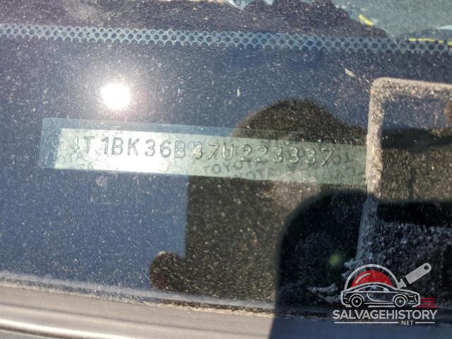 4T1BK36B37U223337 2007 TOYOTA AVALON photo no. 12