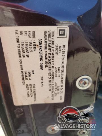 3GNFK16R5VG104364 1997 CHEVROLET SUBURBAN photo no. 13