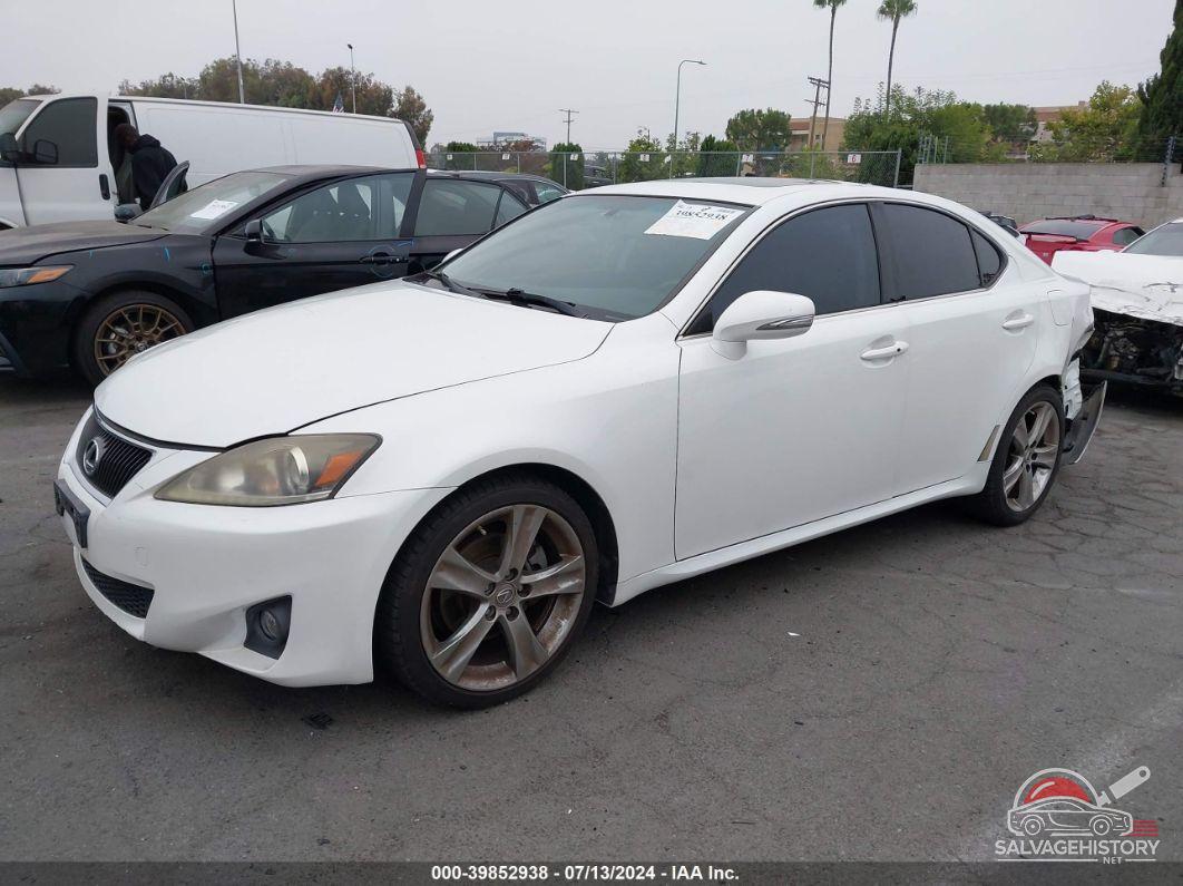 JTHBF5C29B5146533 2011 LEXU IS 250 AUTOMATIC RWD photo no. 2