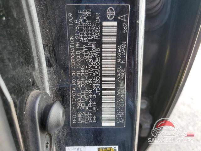 JTDKN3DU5A0085718 2010 TOYOTA PRIUS photo no. 12