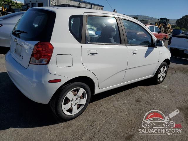 KL1TD66617B739254 2007 CHEVROLET AVEO photo no. 3