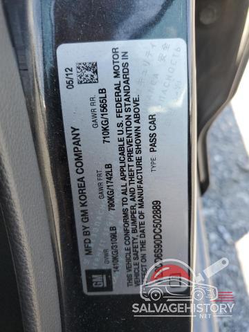KL8CD6S90DC502889 2013 CHEVROLET SPARK photo no. 12