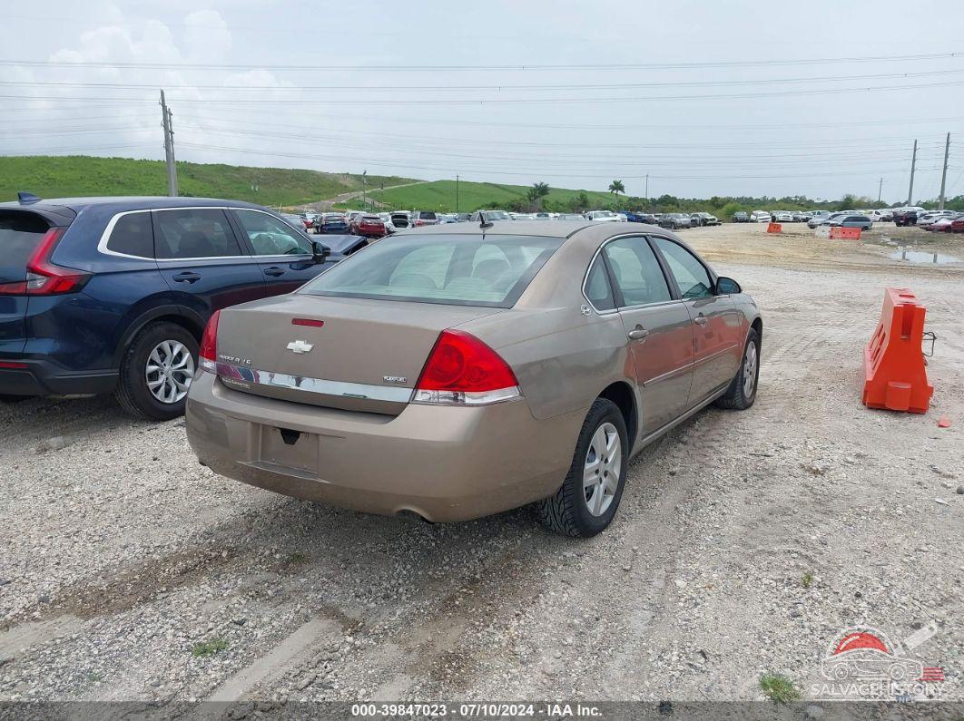 2G1WB58K679382938 2007 CHEVROLET IMPALA photo no. 4