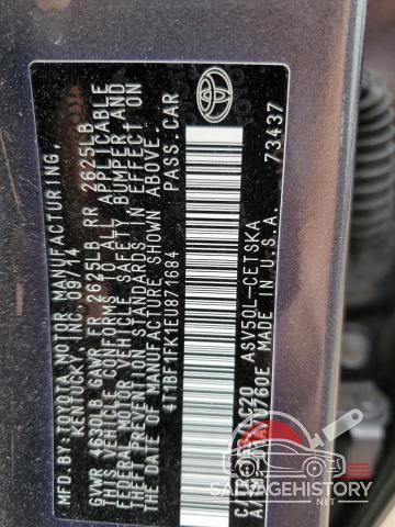 4T1BF1FK1EU871684 2014 TOYOTA CAMRY photo no. 13