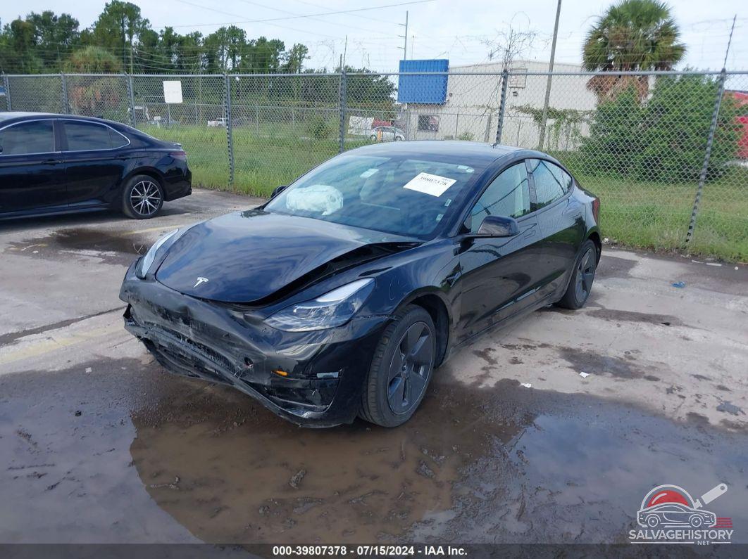 5YJ3E1EA0PF397050 2023 TESLA MODEL 3 photo no. 2