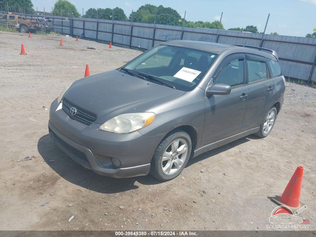 2T1KR32E97C674477 2007 TOYOTA MATRIX photo no. 2