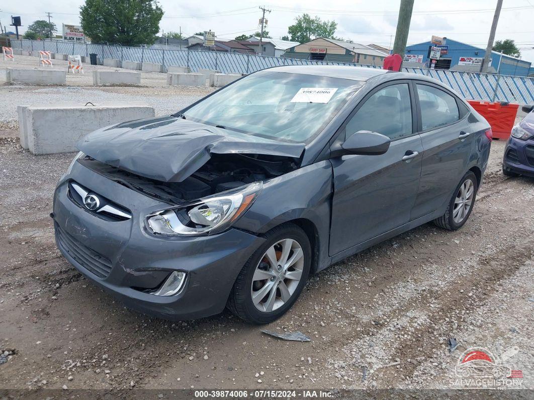KMHCU4AE7CU185921 2012 HYUNDAI ACCENT photo no. 2