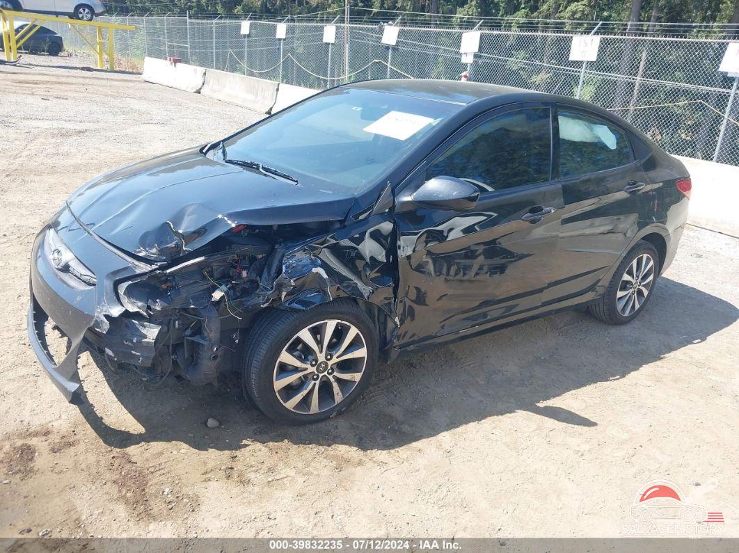 KMHCT4AE5HU357678 2017 HYUNDAI ACCENT photo no. 2