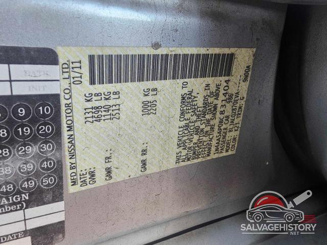 1N4AA5AP0BC831404 2011 NISSAN MAXIMA photo no. 10