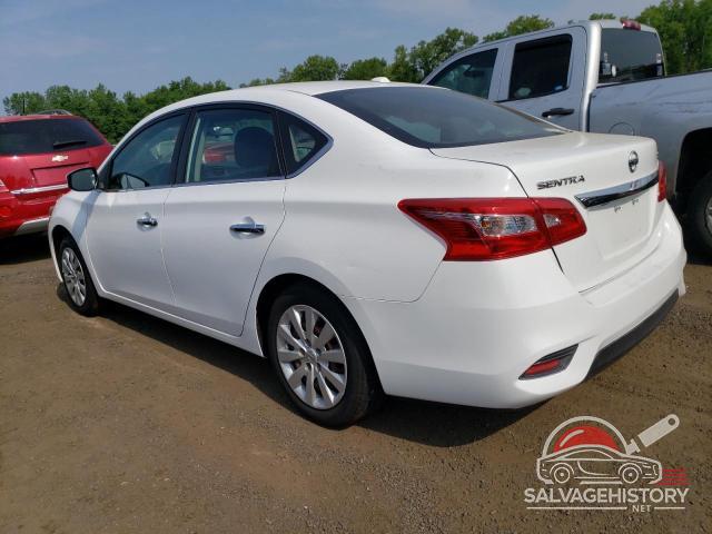 3N1AB7AP7HY318267 2017 NISSAN SENTRA photo no. 2