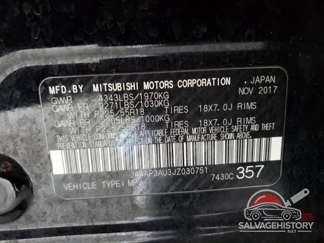 JA4AP3AU3JZ030751 2018 MITSUBISHI OUTLANDER photo no. 13