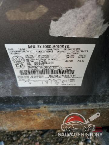 2FMHK6DT9ABA81144 2010 FORD FLEX photo no. 13