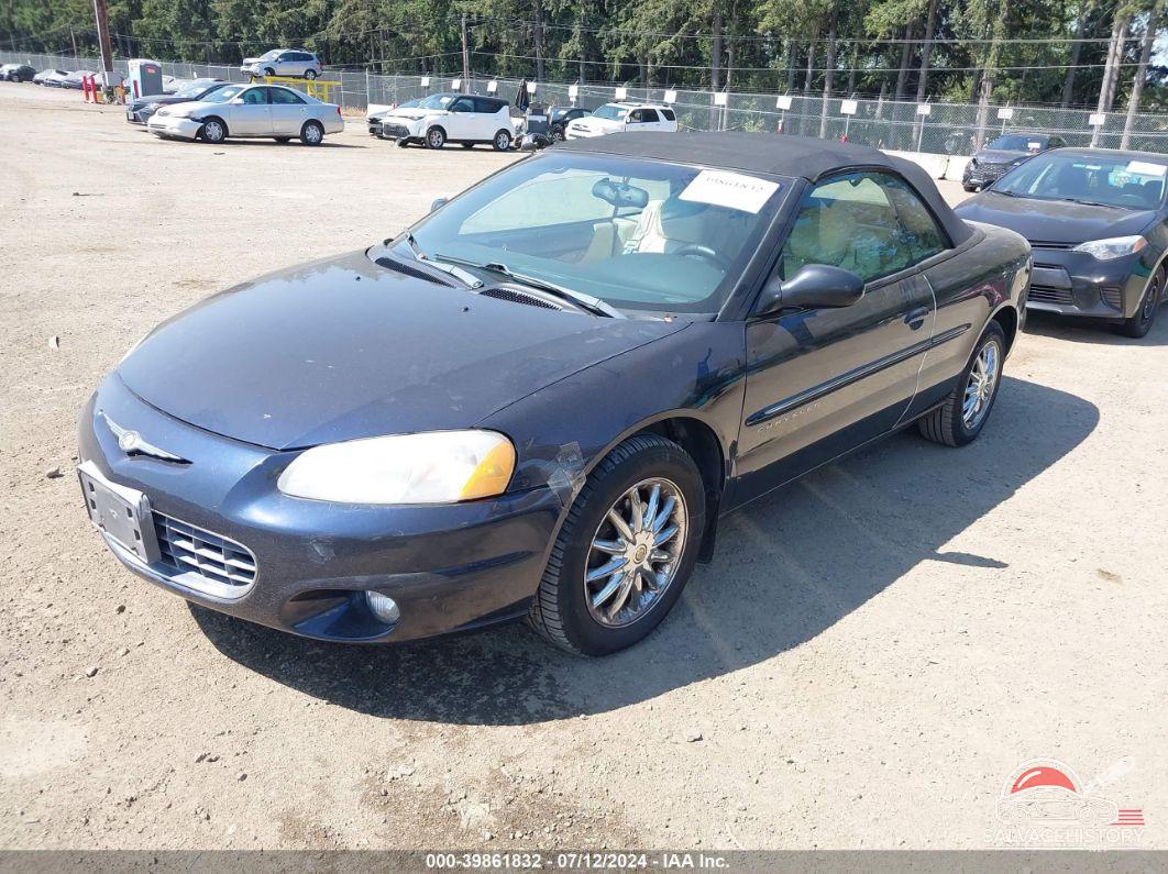 1C3EL65U71N626388 2001 CHRYSLER SEBRING photo no. 2