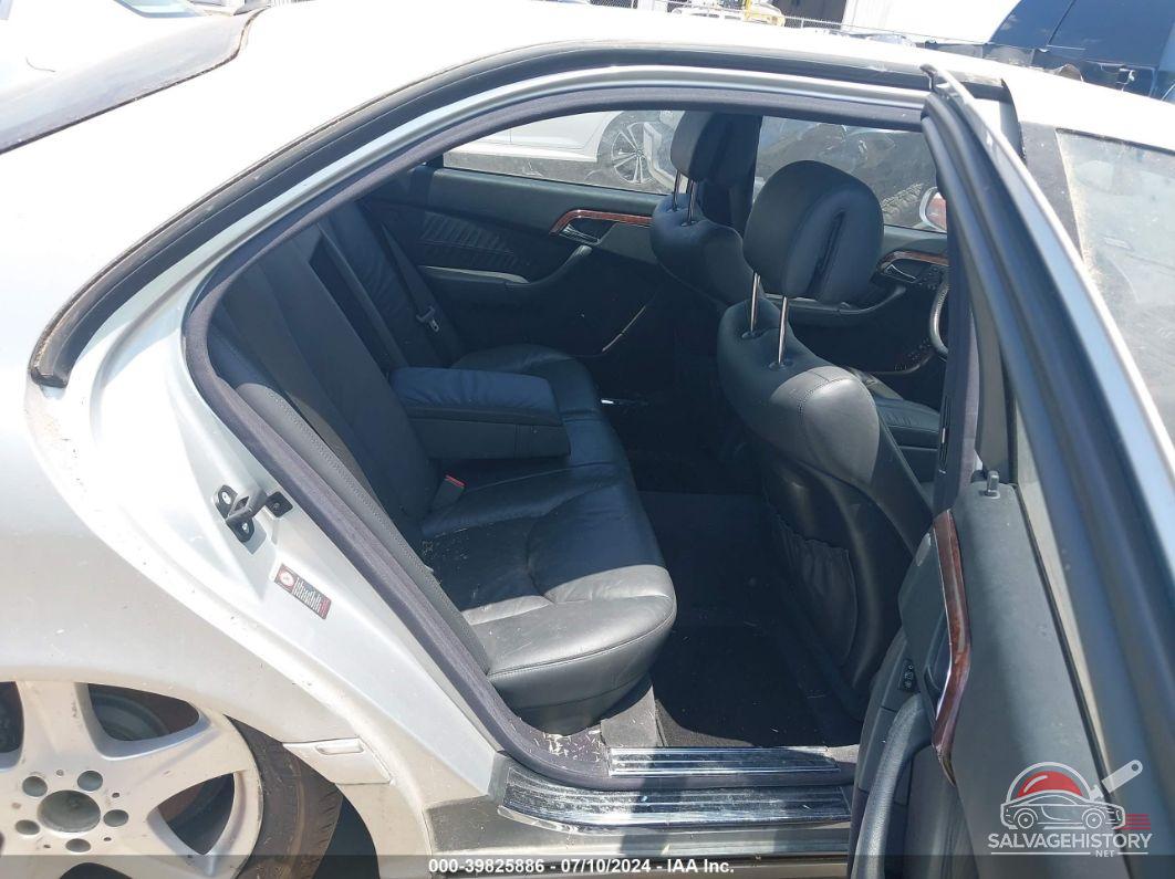WDBNG75J14A426919 2004 MERCEDES-BENZ S 500 photo no. 8