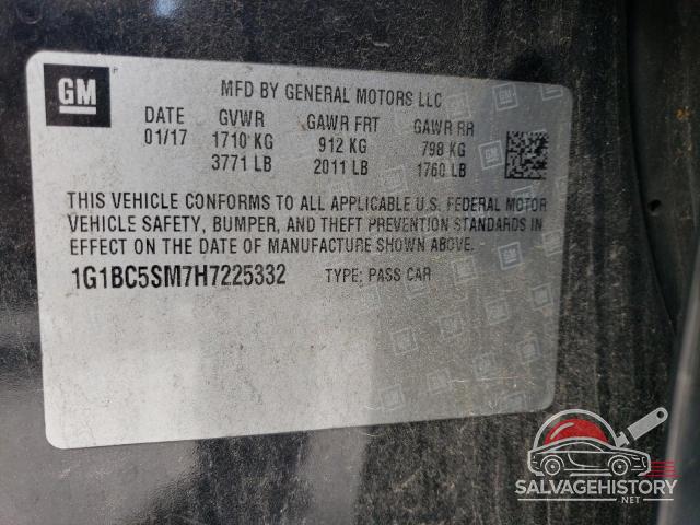 1G1BC5SM7H7225332 2017 CHEVROLET CRUZE photo no. 13