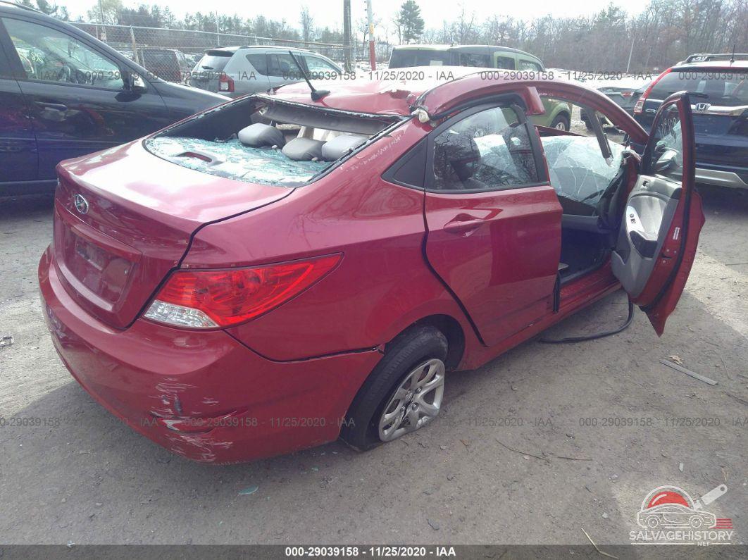 KMHCT4AEXEU589785 2014 HYUNDAI ACCENT photo no. 4