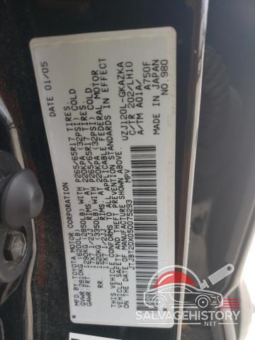 JTJBT20X050075293 2005 LEXUS GX photo no. 13