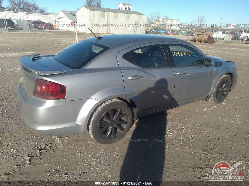 1C3CDZCB6DN667266 2013 DODGE AVENGER photo no. 4