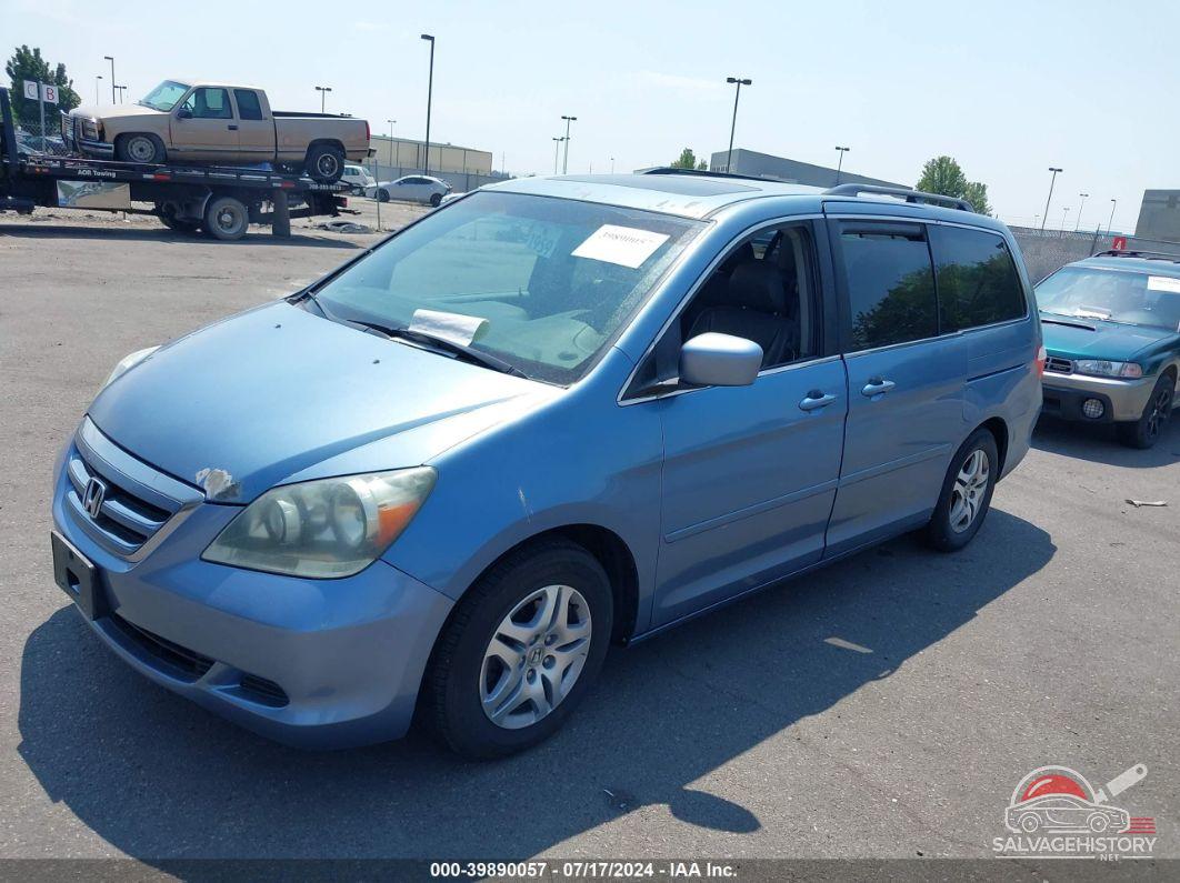 5FNRL38736B063492 2006 HONDA ODYSSEY photo no. 2