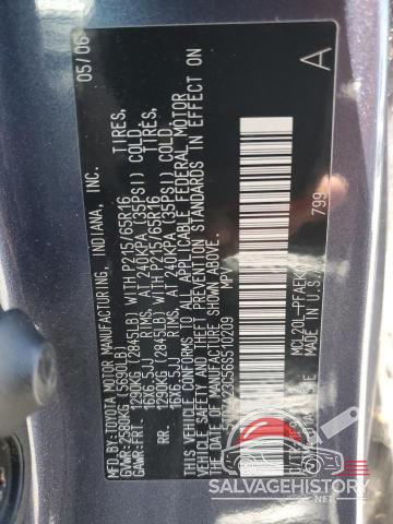5TDZA23C56S510209 2006 TOYOTA All Models photo no. 13