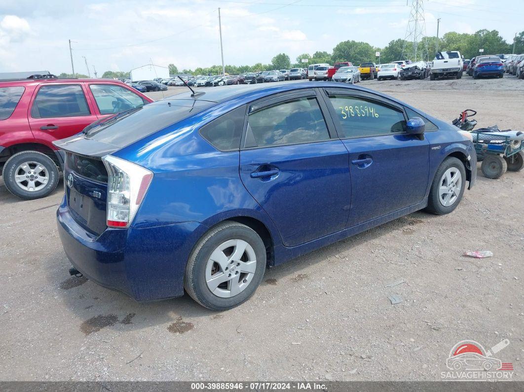 JTDKN3DU2B1448780 2011 TOYOTA PRIUS photo no. 4