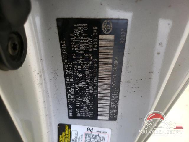 4T1FA38P86U101813 2006 TOYOTA CAMRY SOLA photo no. 12