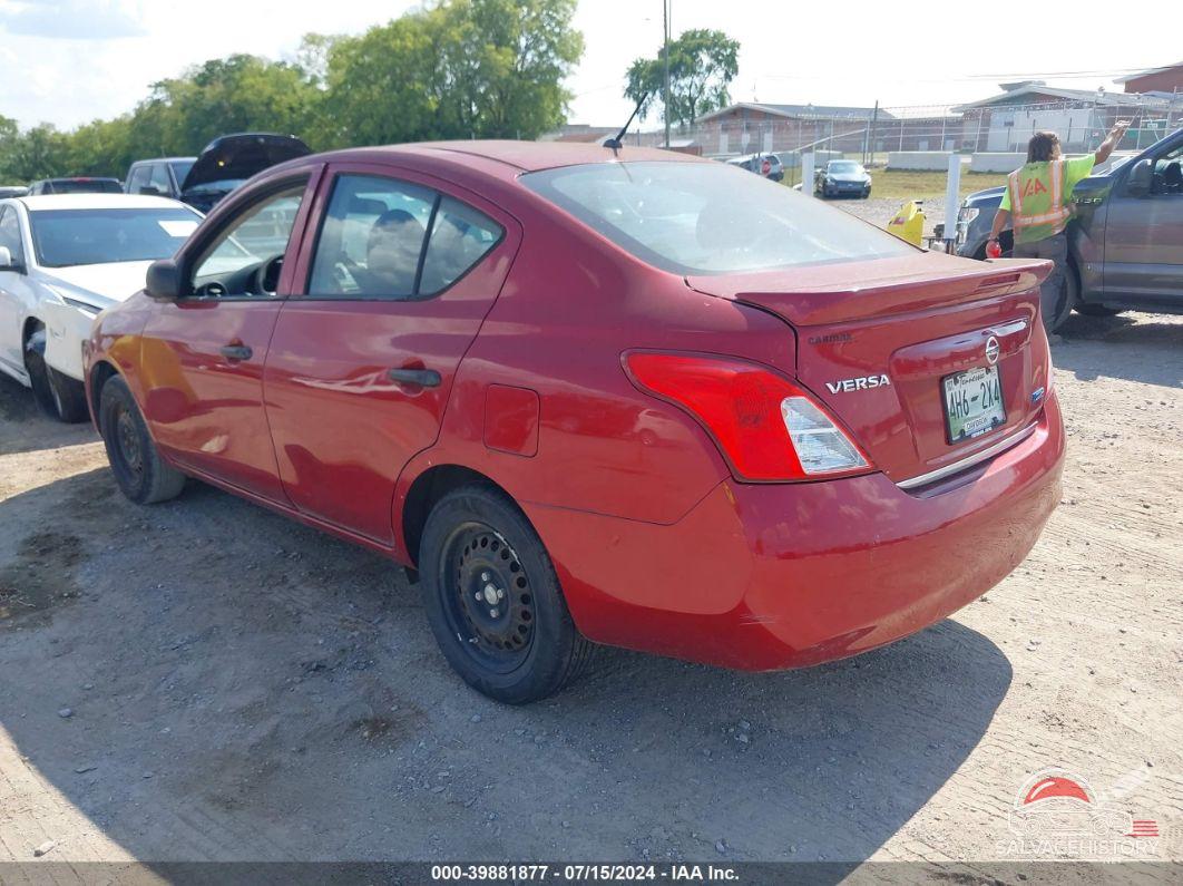 3N1CN7AP9EL865338 2014 NISSAN VERSA photo no. 3