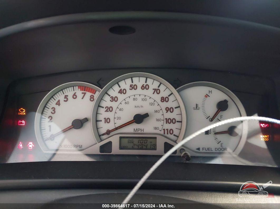 2T1BR32E45C380224 2005 TOYOTA COROLLA photo no. 7