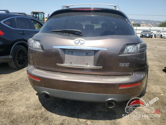 JNRAS08U56X102710 2006 INFINITI FX35 photo no. 6