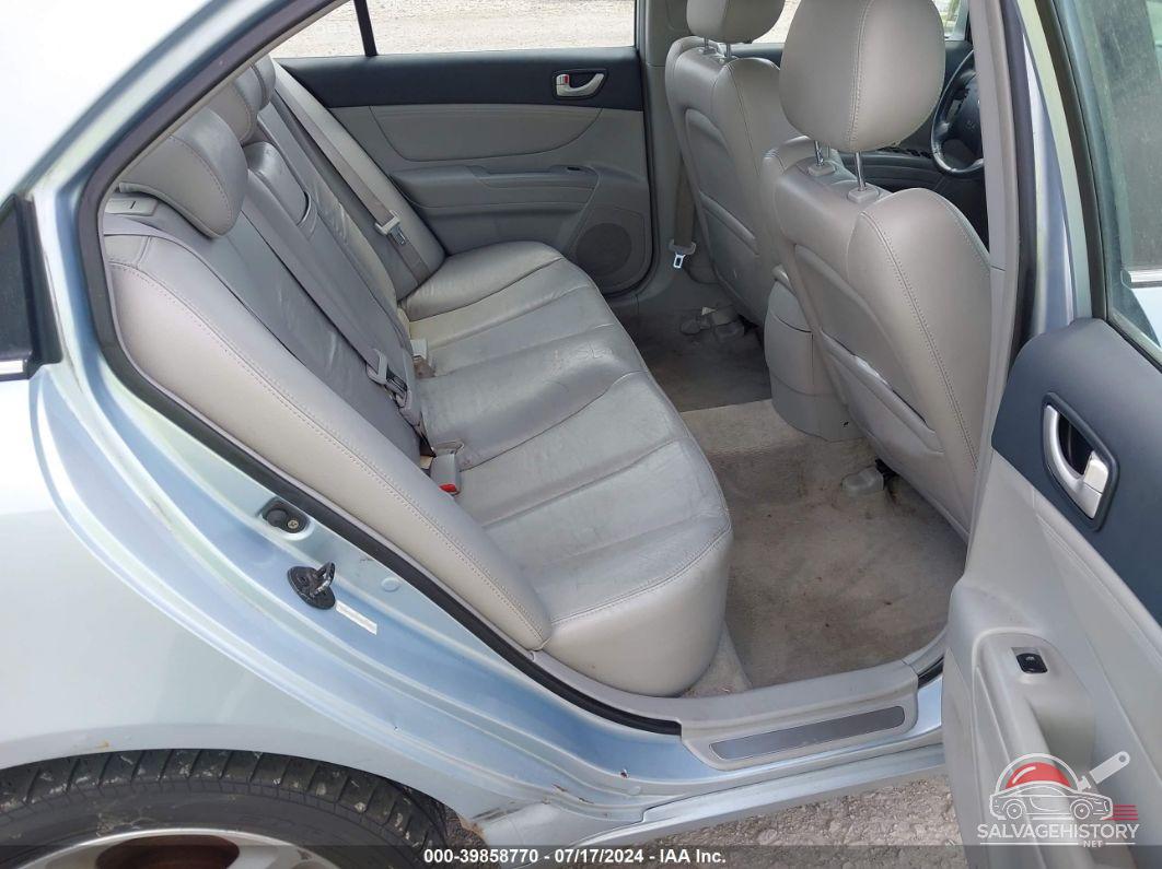 5NPEU46F58H370811 2008 HYUNDAI SONATA photo no. 8