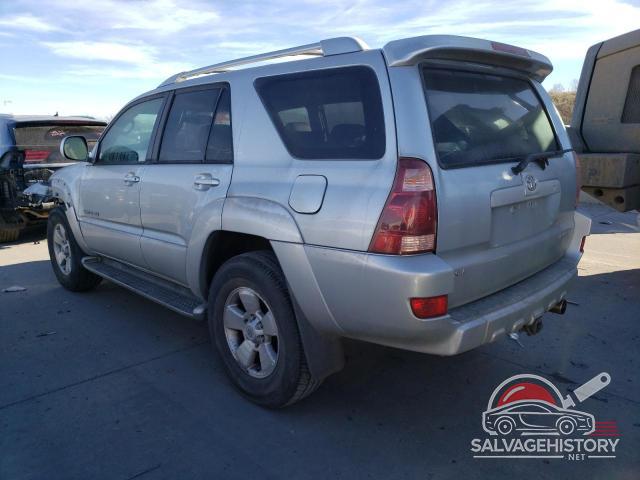 JTEBU17R540031401 2004 TOYOTA 4RUNNER photo no. 2