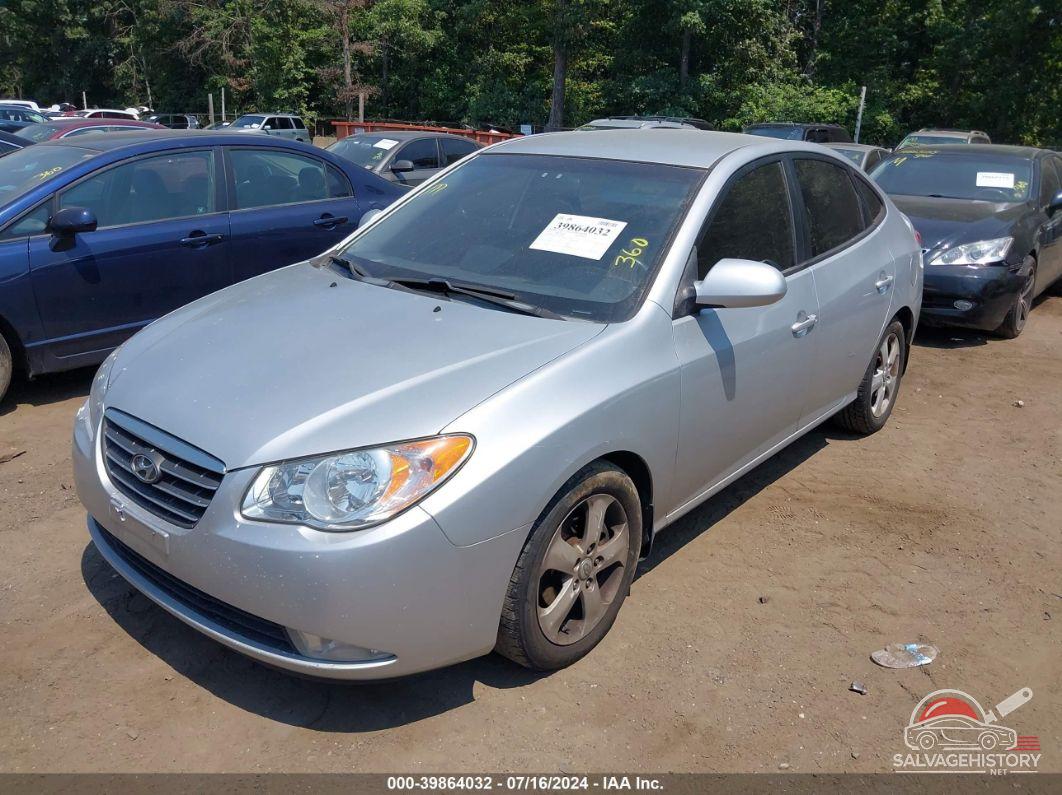 KMHDU46D38U499366 2008 HYUNDAI ELANTRA photo no. 2