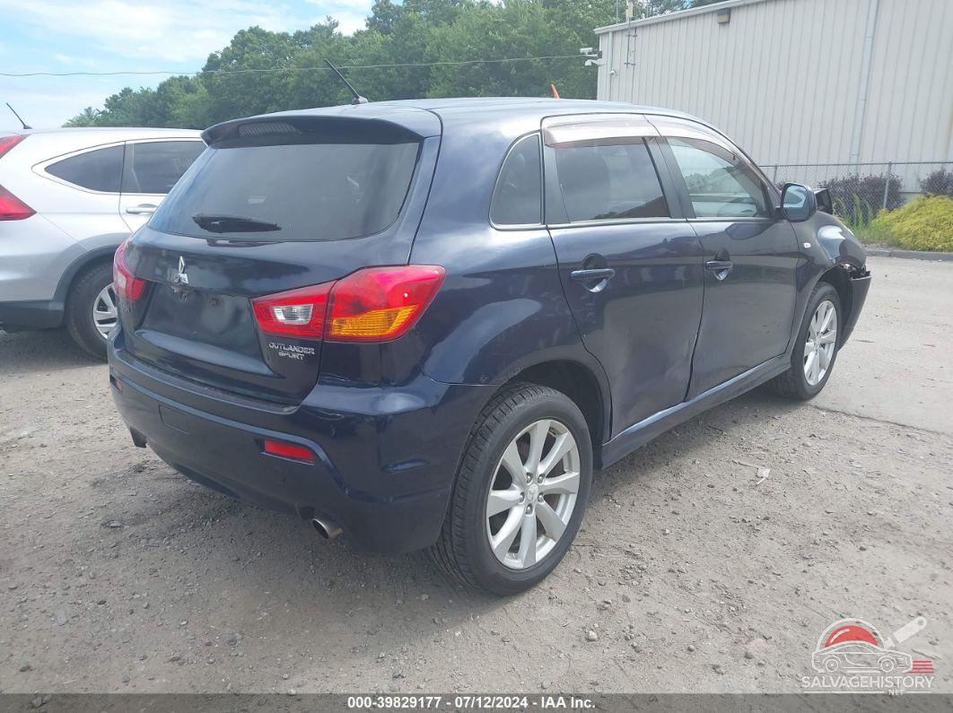 JA4AR4AU0CZ003204 2012 MITSUBISHI OUTLANDER SPORT photo no. 4